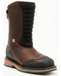 New Arrivals Cody James Men's Pull-On Insulated Work Boots - Composite Toe | Brown