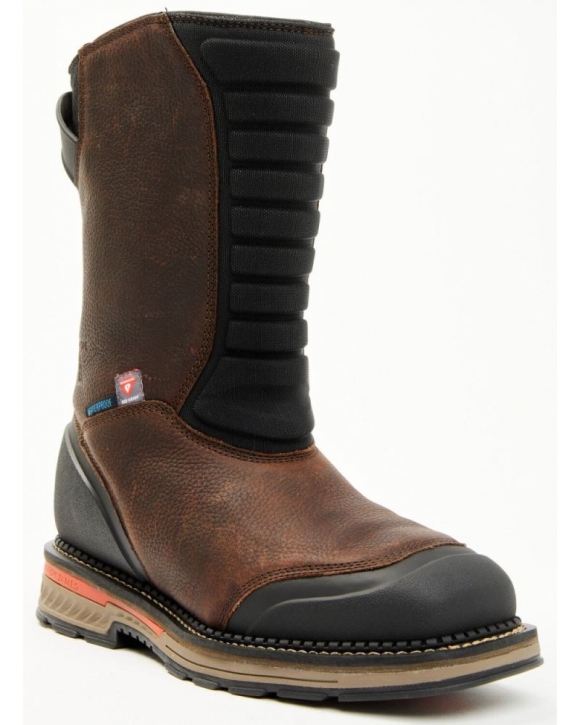 New Arrivals Cody James Men's Pull-On Insulated Work Boots - Composite Toe | Brown
