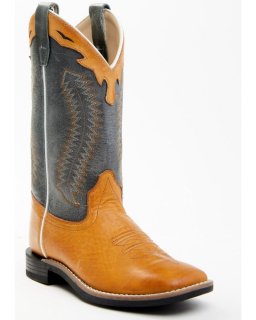 New Arrivals Cody James Boys' Barnwood Western Boots - Square Toe | Brown