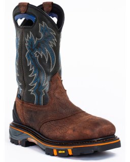 New Arrivals Cody James Men's Decimator Waterproof Western Work Boots - Nano Composite Toe | Brown