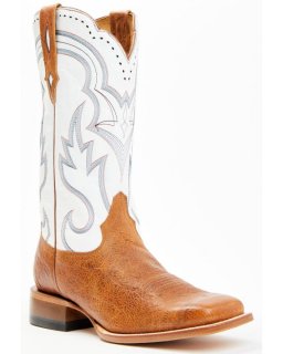 New Arrivals Cody James Men's Tomahawk Western Boots - Broad Square Toe | White