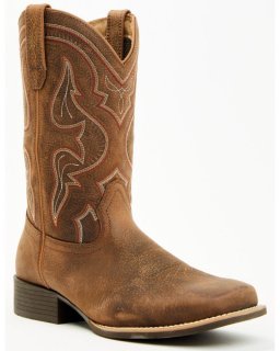 New Arrivals Cody James Cush Core Men's Maverick Performance Western Boots - Broad Square Toe | Brown