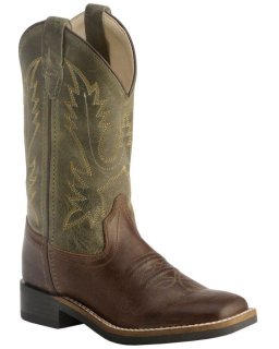 New Arrivals Cody James Boys' Stitched Western Boots - Square Toe | Barnwood