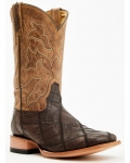 New Arrivals Cody James Men's Exotic Caiman Western Boots - Broad Square Toe | Brown