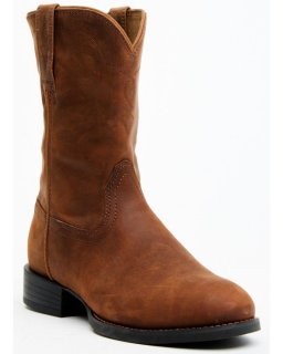 New Arrivals Cody James Cush Core Men's Highland Roper Western Boots - Round Toe | Brown