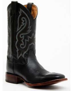 New Arrivals Cody James Men's Square Toe Stockman Boots | Black