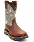 New Arrivals Cody James Men's Camo Decimator Western Work Boots - Soft Toe | Brown
