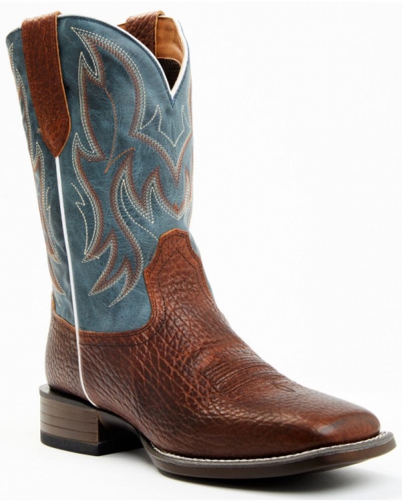 New Arrivals Cody James Men's Hoverfly Dakota Western Performance Boots - Broad Square Toe | Brown/blue