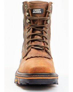 New Arrivals Cody James Men's Decimator Vibram Lace-Up Work Boots - Composite Toe | Brown