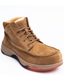 New Arrivals Cody James Men's Casual Driver Work Boots - Composite Toe | Brown