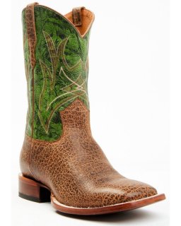 New Arrivals Cody James Men's Ozark Apple Leather Western Boot - Broad Square Toe | Navy