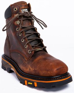 New Arrivals Cody James Men's 8" Decimator Work Boots - Nano Composite Toe | Brown