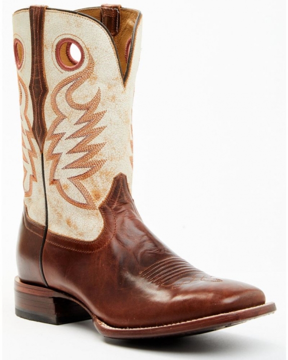 New Arrivals Cody James Men's Union Xero Gravity Bone Western Performance Boots - Broad Square Toe | Ivory