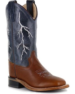 New Arrivals Cody James Boys' Lightening Western Boots | Brown