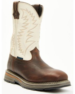 New Arrivals Cody James Men's Tyche Palace Pull-On Waterproof Work Boots - Composite Toe | Ivory