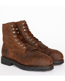 New Arrivals Cody James Comp Toe Waterproof Kiltie Work Boots | Brown