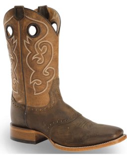 New Arrivals Cody James Men's Saddle Vamp Western Boots - Broad Square Toe | Brown