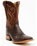 New Arrivals Cody James Men's Exotic Caiman Western Boots - Broad Square Toe | Brown