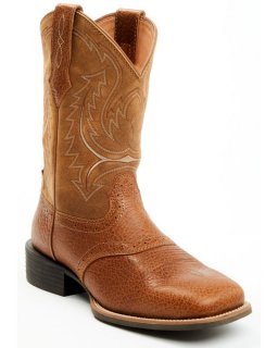 New Arrivals Cody James Men's Force Western Boots - Broad Square Toe | Brown