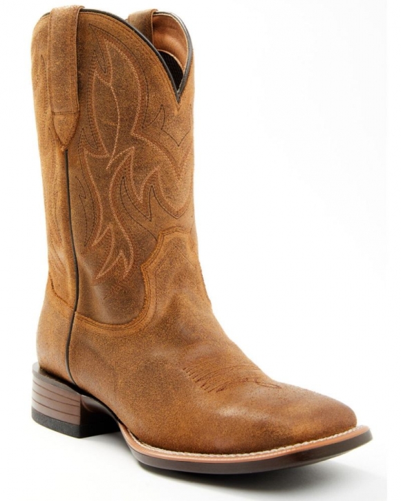 New Arrivals Cody James Men's Hoverfly Western Performance Boots - Broad Square Toe | Coffee