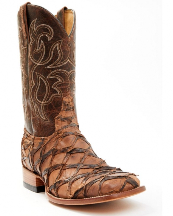 New Arrivals Cody James Men's Pirarucu Exotic Boots | Brown