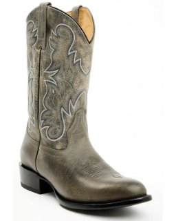 New Arrivals Cody James Men's Alton Western Boots - Round Toe | Charcoal