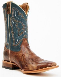 New Arrivals Cody James Men's Square Toe Western Boots | Navy