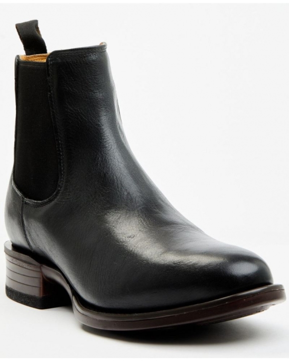 New Arrivals Cody James Men's Scout Chelsea Boots - Round Toe | Black/red