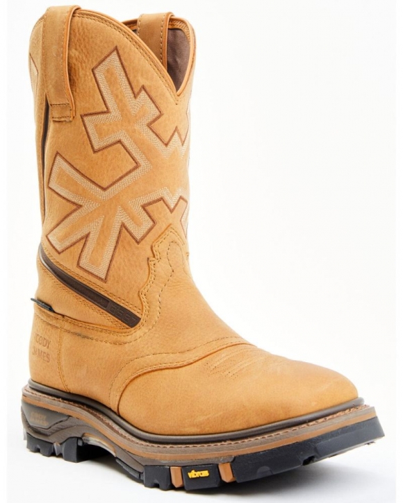 New Arrivals Cody James Men's Decimator ASE7 Western Work Boots - Soft Toe | Brown