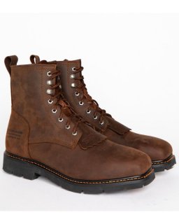 New Arrivals Cody James Men's Composite Square Toe Waterproof Work Boots | Brown