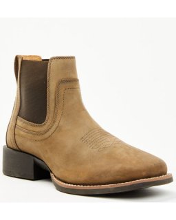New Arrivals Cody James Men's Ace Chelsea Boots - Broad Square Toe | Brown