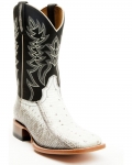 New Arrivals Cody James Men's Exotic Water Snake Back Cut Western Boots - Broad Square Toe | Natural