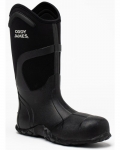 New Arrivals Cody James Men's Rubber Work Boots - Soft Toe | Black