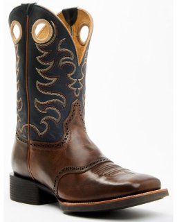 New Arrivals Cody James Men's Xero Gravity Gibson Saddle Vamp Western Performance Boots - Broad Square Toe | Brown