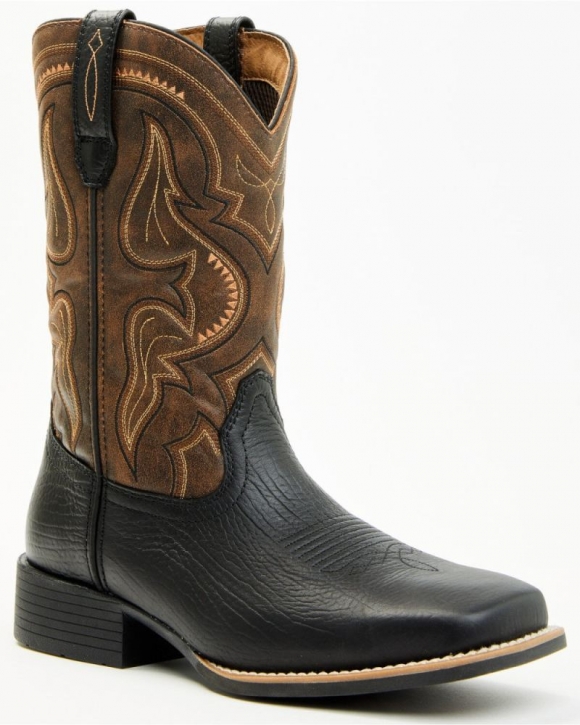 New Arrivals Cody James Cush Core Men's Maverick Performance Western Boots - Broad Square Toe | Black