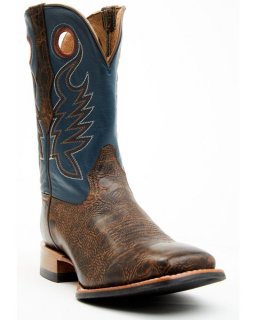 New Arrivals Cody James Men's Union Performance Western Boots - Broad Square Toe | Navy