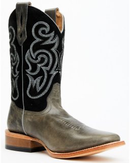 New Arrivals Cody James Men's Lynx Western Boots - Broad Square Toe | Grey