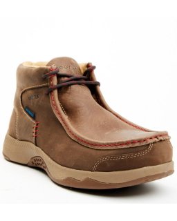 New Arrivals Cody James Men's Wallabee Moc Toe Work Shoes - Composite Toe | Brown
