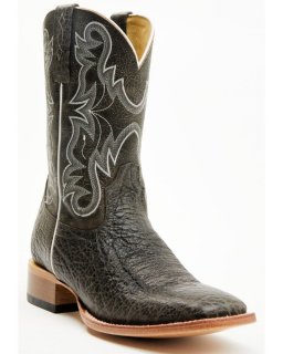 New Arrivals Cody James Men's Alton Western Boots - Broad Square Toe | Grey
