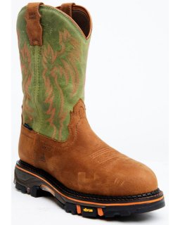 New Arrivals Cody James Men's Decimator 11" High Hopes Vibram Waterproof Work Boots - Composite Toe | Green