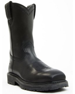 New Arrivals Cody James Men's Uniform Western Work Boots - Composite Toe | Black