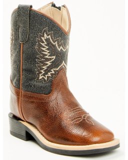 New Arrivals Cody James Little Boys' Little Ryder Western Boots - Broad Square Toe | Brown