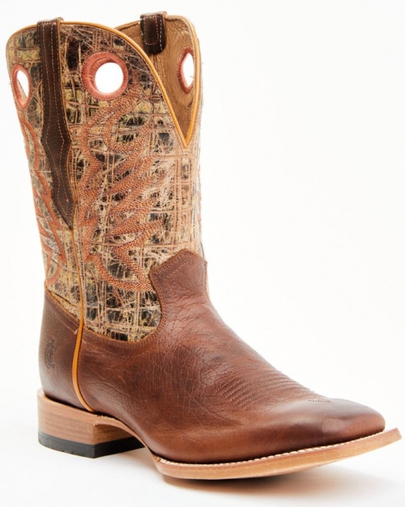 New Arrivals Cody James Men's Union Sumatra Cognac Xero Gravity Performance Western Boots - Broad Square Toe | Cognac
