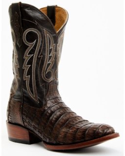 New Arrivals Cody James Men's Exotic Caiman Western Boots - Round Toe | Brown