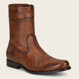 Cuadra Men's Hand-Painted Honey Leather Boot