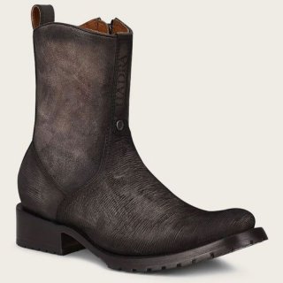 Cuadra Men's Hand-Painted Honey Leather Urban Boot-Bovine - Grey