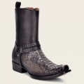 Cuadra Men's Handwoven Grey Leather Boot