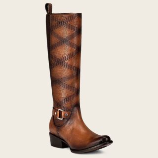 Cuadra Women's Embroidered Honey Leather Boot
