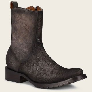 Cuadra Men's Grey Biker Urban Leather Boot-Bovine - Grey