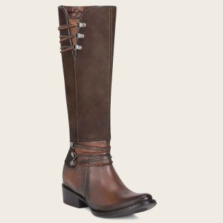 Cuadra Women's Brown Boot With Suede Tube